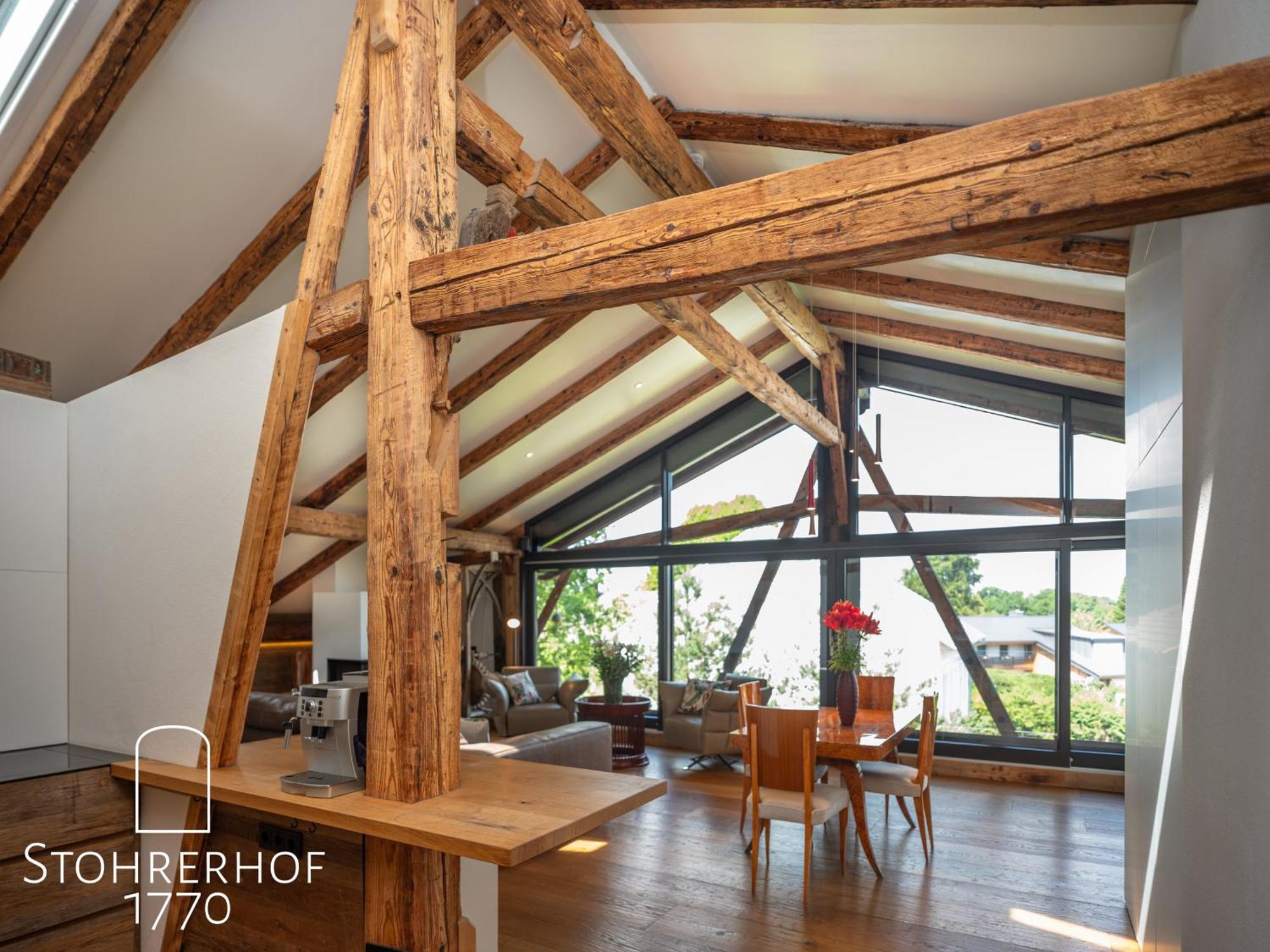 5 Sterne Penthouse-Loft Gut Stohrerhof Bis 4 Personen Dießen am Ammersee Exteriér fotografie